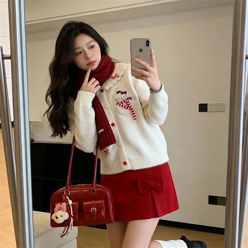 1506A/G60840/P69外套女温柔风减龄长袖上衣图片