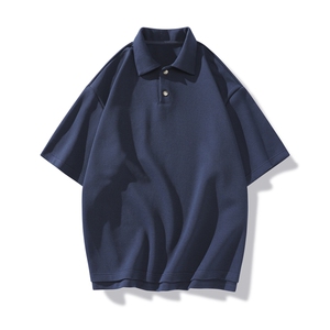 夏季韩版简约纯色短袖T恤男士潮流polo衫t桖男A305-DF057-P45图片