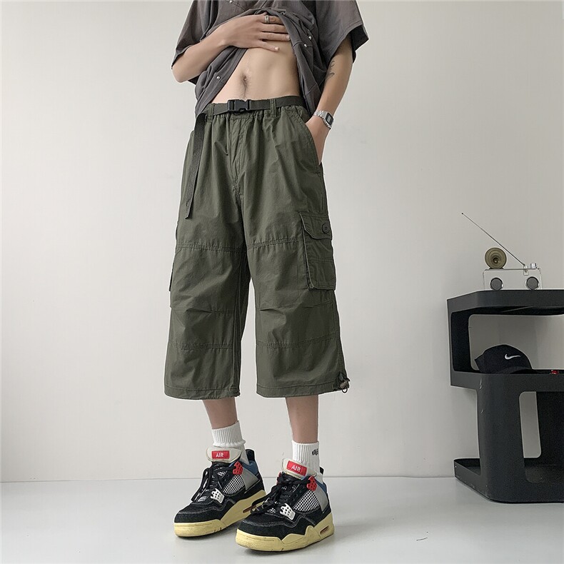 夏季美式工装七分裤男中裤D309B-K82-P50,男装休闲裤,电商D309B