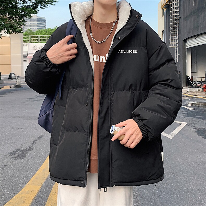 新款男百搭港风棉衣M066-P90控148,男装棉衣,星座717