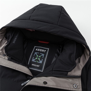 中年男连帽羽绒服白鸭绒保暖爸爸装2023冬季中年外套ZK2176-P320图片