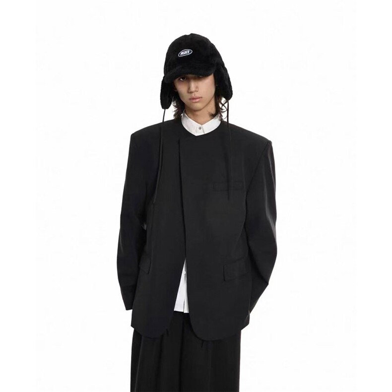 网络图慎用！图片只做展示大货已到圆领新中式西服男XF78107P85控，男装西服，星座226-2