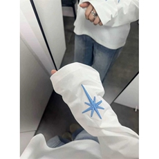 刺绣原版做法秋季宽松时尚休闲卫衣，男装卫衣，四季星座505