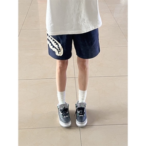 【有货】C3115CC-特P35 鲨鱼嘴贴布绣运动休闲短裤男女图片