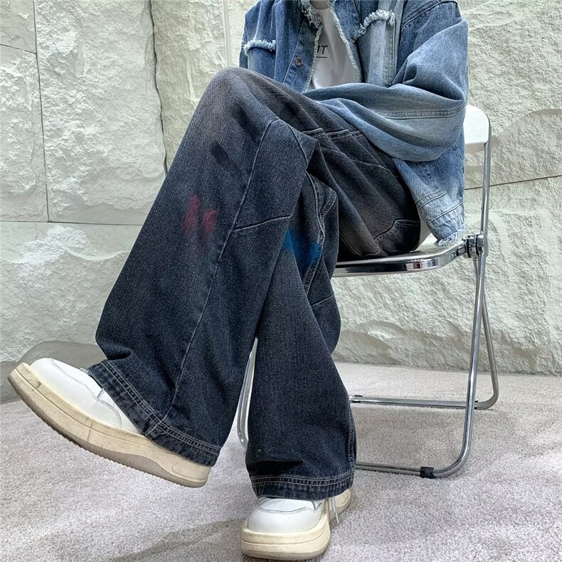 美式牛仔裤男款秋季长裤潮 Y9090 P53图片