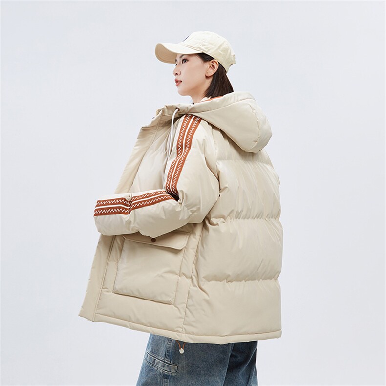 潮牌无影墙新款织带连帽棉服潮流保暖棉衣M086-P95控139,男装棉衣,星座717