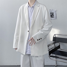 西服男韩版潮流刺绣帅气2025秋冬季新款ins宽松百搭外套W3227-P62，男装西服，星座412