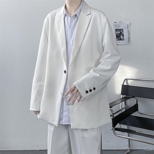 西服男韩版潮流刺绣帅气2025秋冬季新款ins宽松百搭外套W3227-P62图片