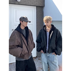 JY663-P66冬季棉服棉衣男生保暖面包服运动休闲潮牌帅气外套，男装棉衣，星座1501-3