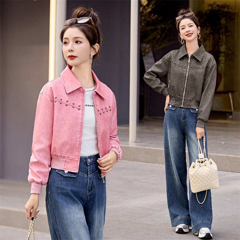 短款皮衣外套女2024年新款秋冬季时尚洋气妈妈高端小个子减龄上衣，女装皮衣，江南女神