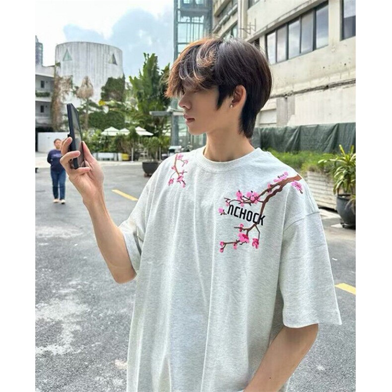风花卉刺绣潮牌内搭打底衫t恤女款短袖夏季上衣服THT211,男装T恤,星座1116A（原606A-3）