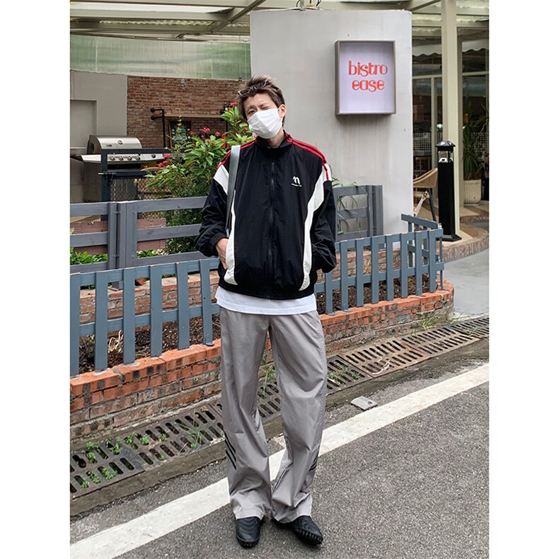 B221美式ins街头hiphop休闲情侣宽松运动裤子LK23117-P60控78,男装休闲裤,电商B221