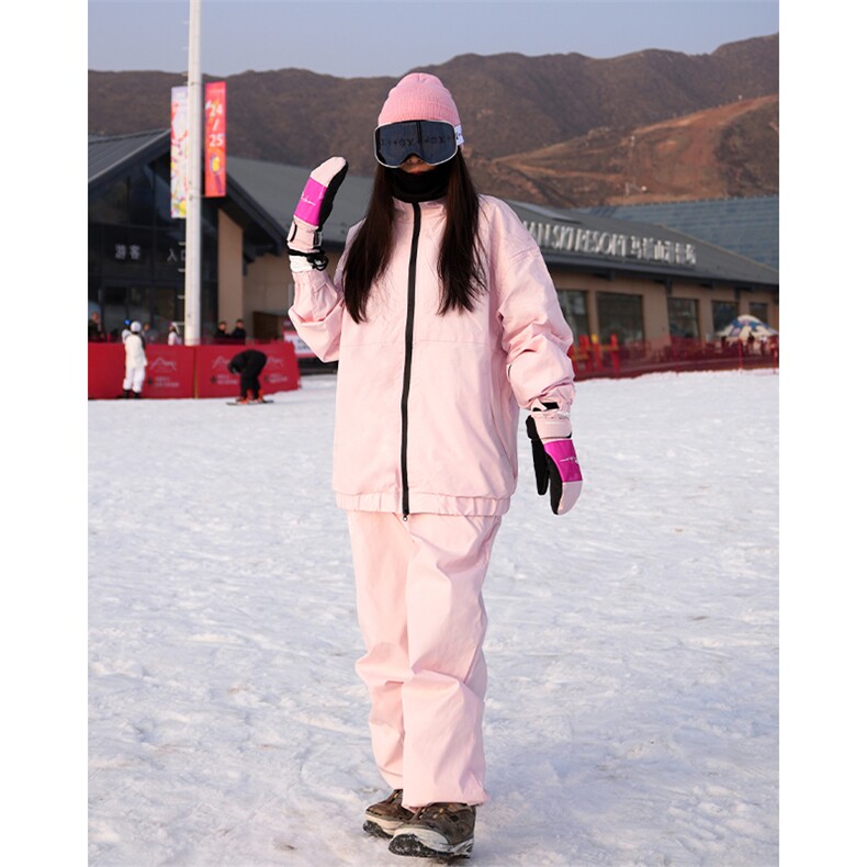 运动防水双板男女加厚加绒连帽滑雪服衣裤套装TZ032-P210控318,男装休闲套装,电商A001