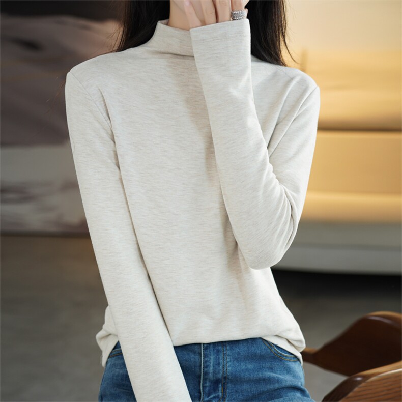 2025年秋季时尚百搭通勤简约休闲修身打底衫，女装羊毛衫，元素羊绒