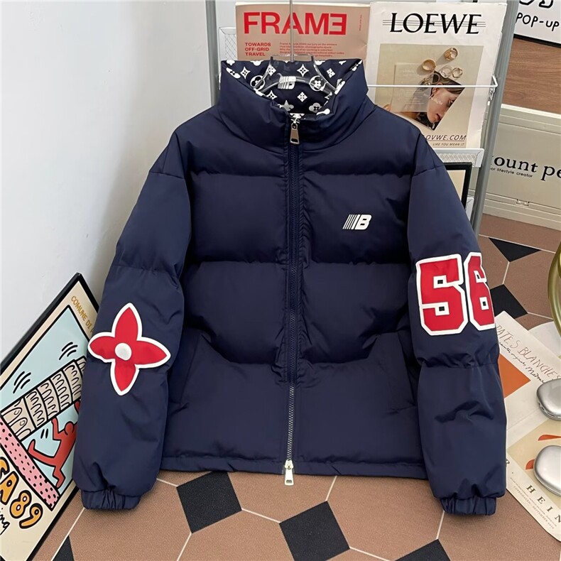 棉服男冬新款面包服棉袄加厚保暖棉衣外套男女日系新款TT9083 P94图片
