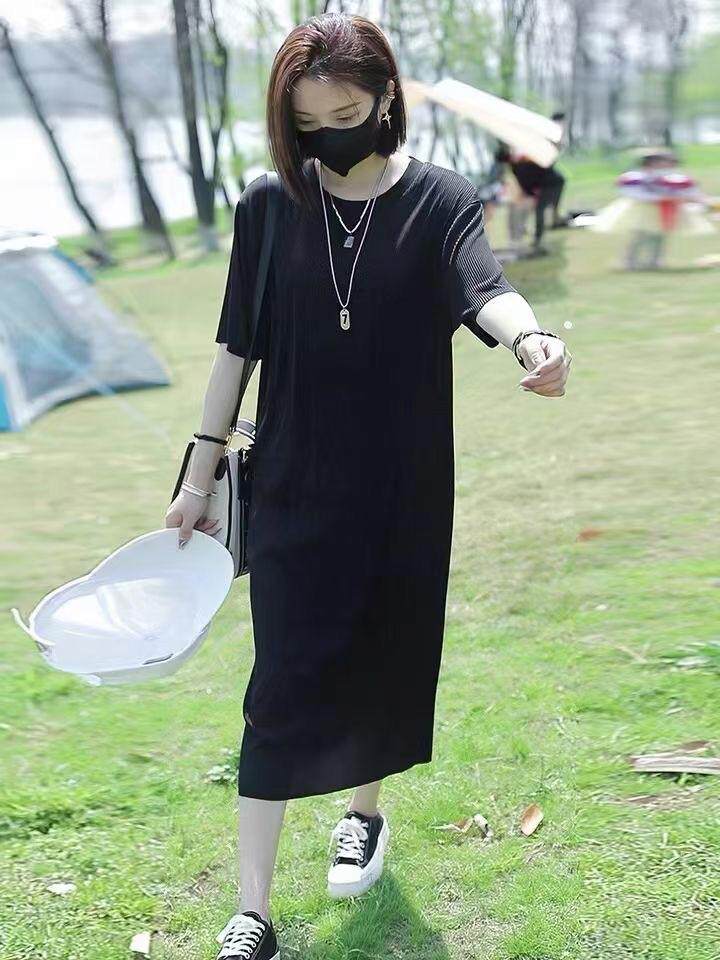 乱压皱休闲裙，其它，斐媞梦