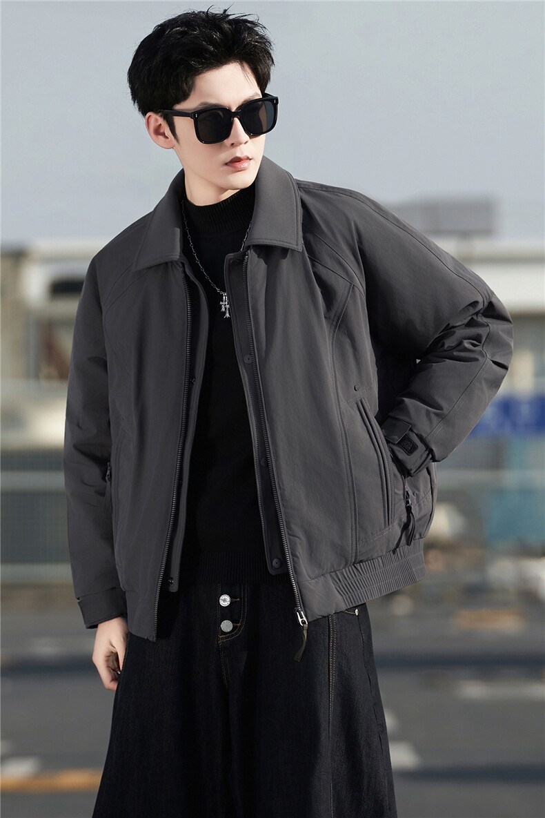M-4XLB3533626P260灰2025新款羽绒服男【标50绒110-150g】,男装羽绒服,电商B353
