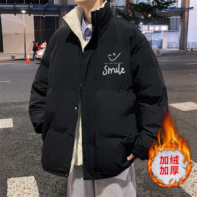 ！2023秋冬加绒加厚男士棉衣保暖立领时尚棉服外套MY108特P78图片