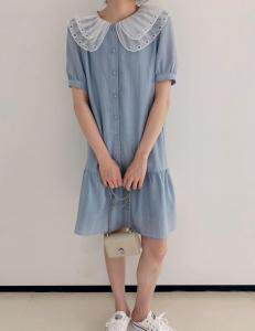 韩系连衣裙，女装连衣裙，如问