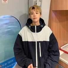美式机能防晒服男秋冬季薄款连帽防晒衣户外潮牌情侣速干夹克外套，男装夹克，电商A102-1