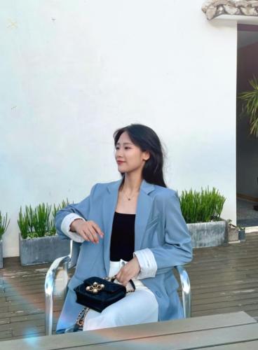 【现货】天空蓝扩版西装外套,女装西装,欧尼蒂
