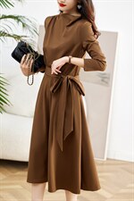 现货-2023秋季新款时尚气质显瘦大摆连衣裙，女装连衣裙，新思路