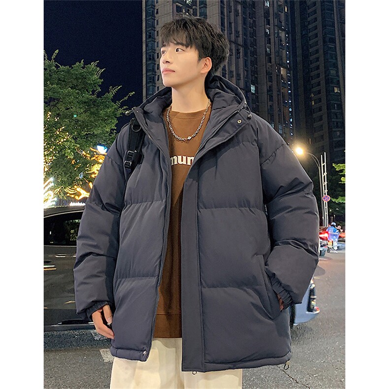 现货高品质美式高街冬季重磅三防加厚羽绒棉衣厚外套面包棉服图片