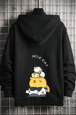 KS21090-P38连帽开衫卫衣男运动外套大码班服网格挂拍，男装卫衣，电商A040A