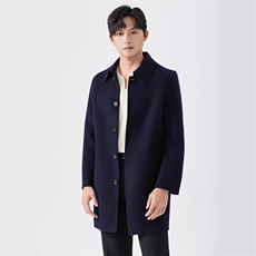 2025年秋季男士时尚潮流大衣，男装毛呢大衣，阿吉丽克