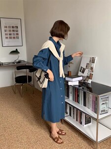 【现货】秋款长款衬衣裙单品,其它,CHOICE 初袖