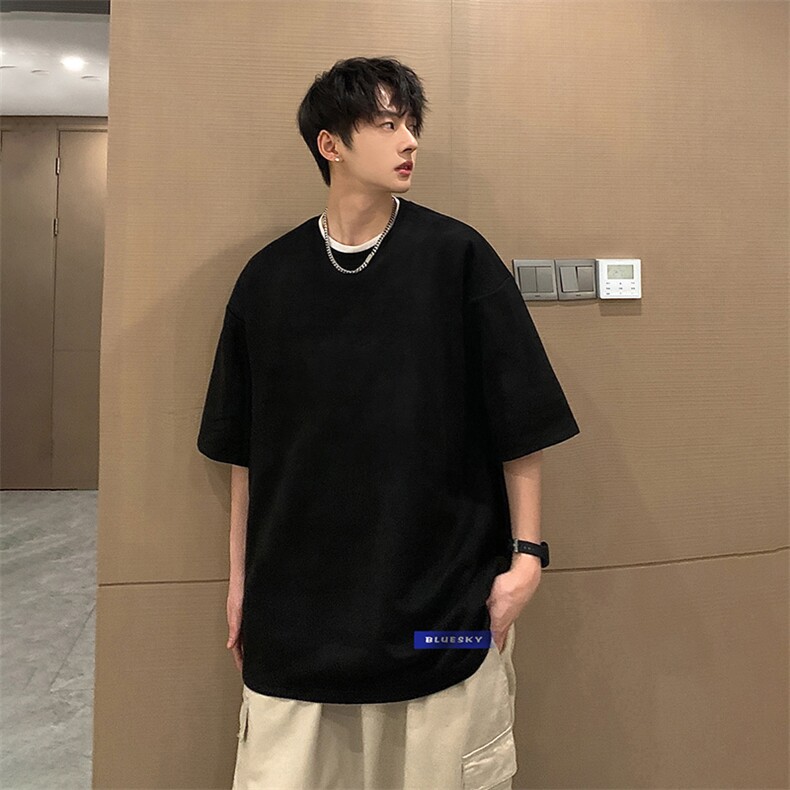 麂皮绒短袖t恤男大码半袖男JD82202-P25,男装T恤,电商A040