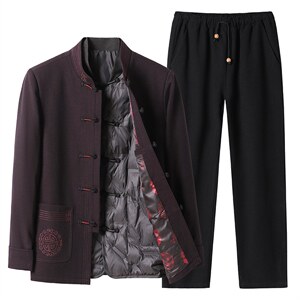 BAMJ-7805Y钱塘2020-2中年男士时尚简约春秋季厚款套装P295图片