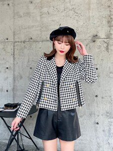 小香风时尚小外套,其它,红利秀雅