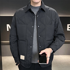 标90白鸭绒冬季店主风翻领休闲保暖羽绒服外套X8606-P260，男装羽绒服，电商A413