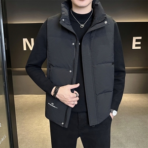新款男士羽绒服马甲白鸭绒标309B-3-9855-P108图片