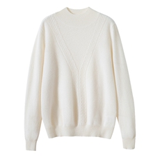 Y字母半高气质百搭长袖秋季羊绒衫，女装羊绒衫，暖思纯羊绒