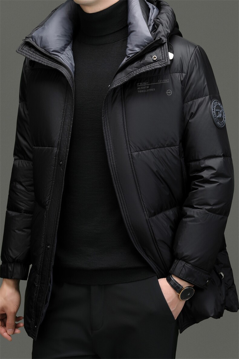 CSYR99239钱塘2020-2厚款时尚休闲冬季新款中年男士羽绒服P300,男装羽绒服,钱塘207-2