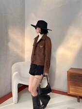 短款毛呢外套，女装毛呢外套，中广青青