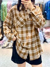 2022秋季新款时尚大方显瘦气质宽松百搭衬衫，女装衬衫，L·H·X