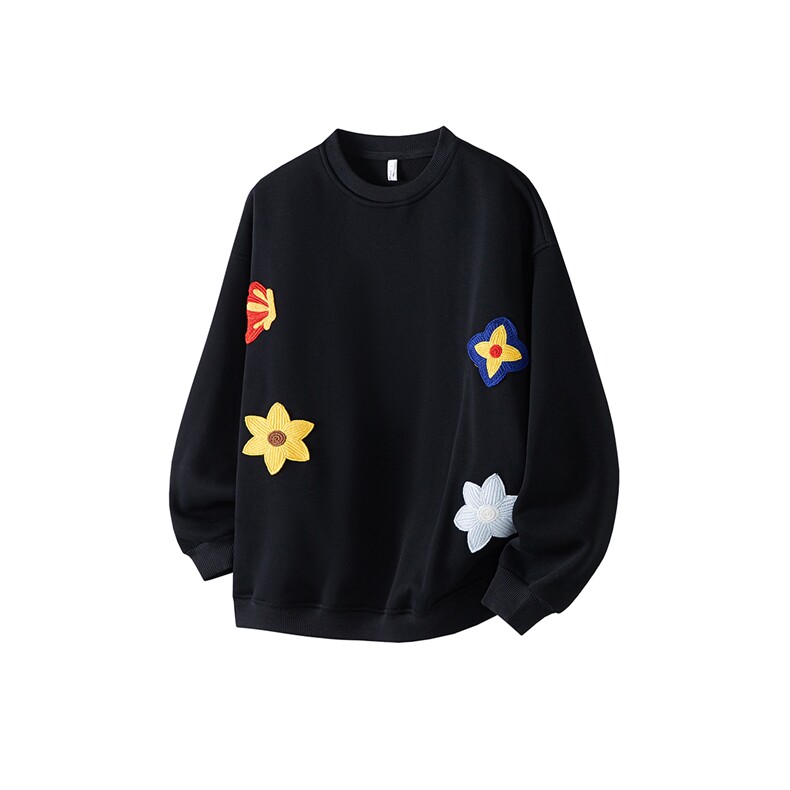 WY5530-P50特控88加绒P55特大码刺绣高品质华棉重磅卫衣,男装卫衣,电商D232
