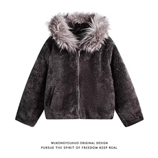 1506/QH0070/P64冬季男女外套，女装短外套，星座1506