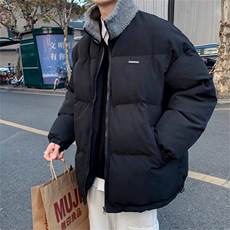 棉服男潮牌冬季加厚立领棉衣外套ins短款情侣面包服港风MY346-P80，男装棉衣，星座1008-1