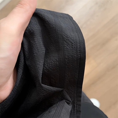 C5029/P40夏季新品西服领衬衫男个性肌理感格纹潮男宽松衬衣上衣，男装西服，电商A141
