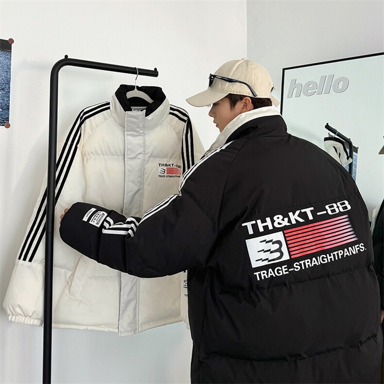 量大有差】港风棉衣棉服小牛津覆膜面料冲锋棉袄面包服-1607A-P80,男装棉衣,星座207