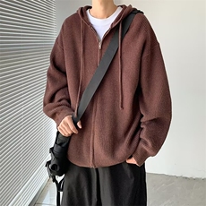 美式复古撞色条纹毛衣外套男潮高级感针织衫vintage，男装针织衫/毛衣，星座716-2