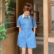 牛仔连体裙2C323P135-188，女装连衣裙，2C323
