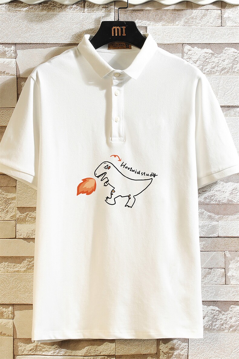 PL57040-P35翻领短袖polo衫男大码胖子半袖t恤男有领保罗衫,男装Polo衫,电商A040A