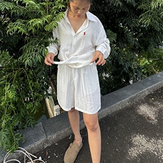 高级慵懒学院风男女长袖衬衫短裤棉麻透气凉爽套装高质量TC01，男装牛仔裤，星座115A-2