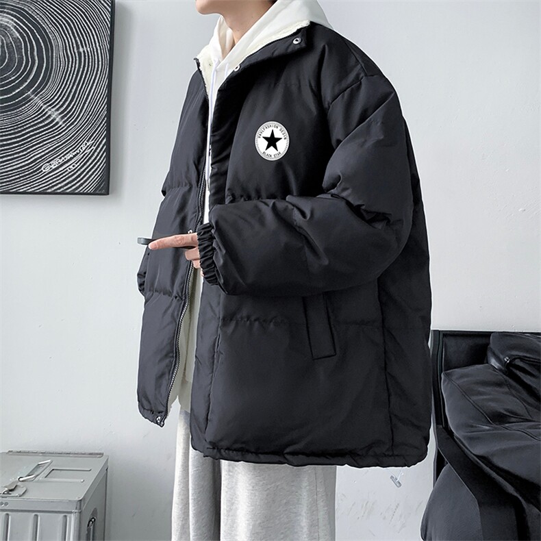 冬季新款棉衣简约百搭加绒加厚棉服男女XZ102A-4-MY1031-P75,男装棉衣,星座211-2