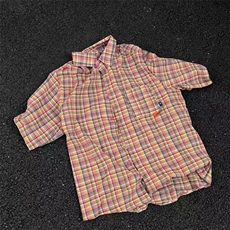 网络图现货！高级短袖衬衫夏季上衣宽松半袖免烫衬衣RB338-P50，男装T恤，星座1005-6